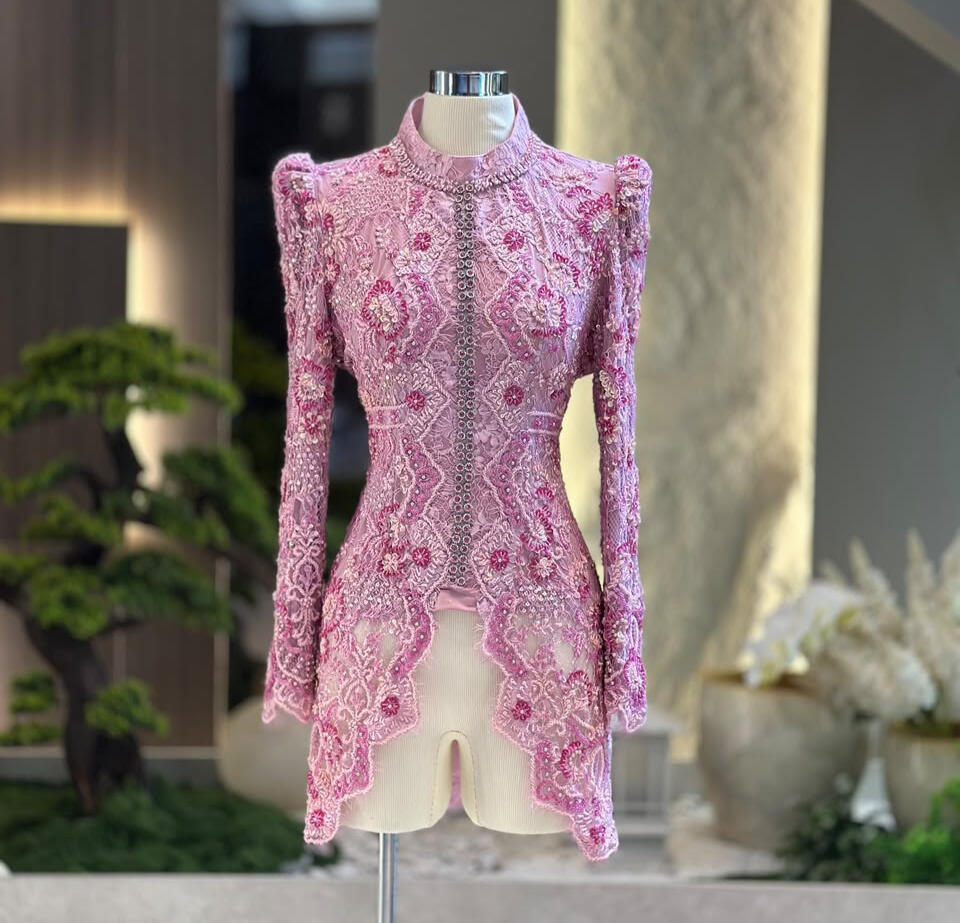 KARINE PINK | Rp. 385.000 | LD 100 - 110 | Free rok + Hijab + kamisol / kemben