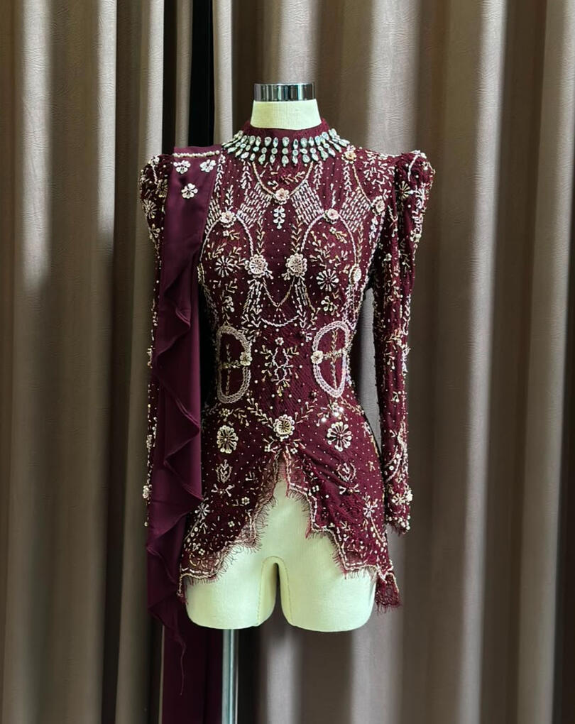 ELORA | Rp. 365.000 | LD 100 - 110 | Free rok + Hijab + kamisol / kemben