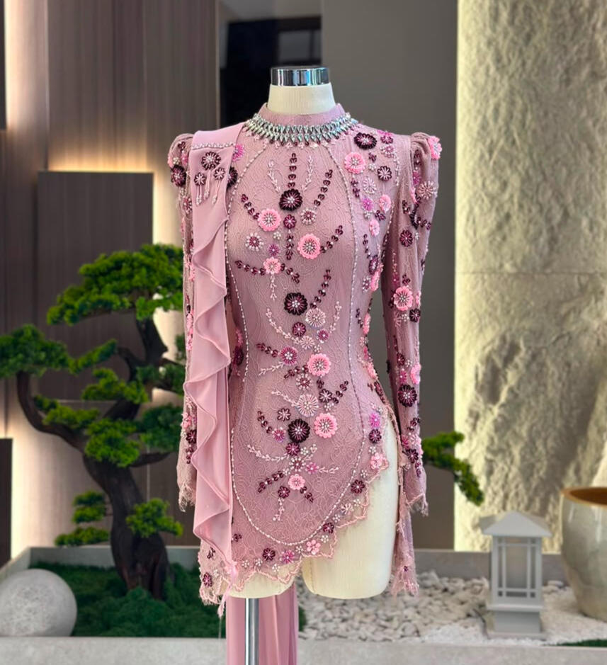FLORIS | Rp. 365.000 | LD 100 - 110 | Free rok + Hijab + kamisol / kemben